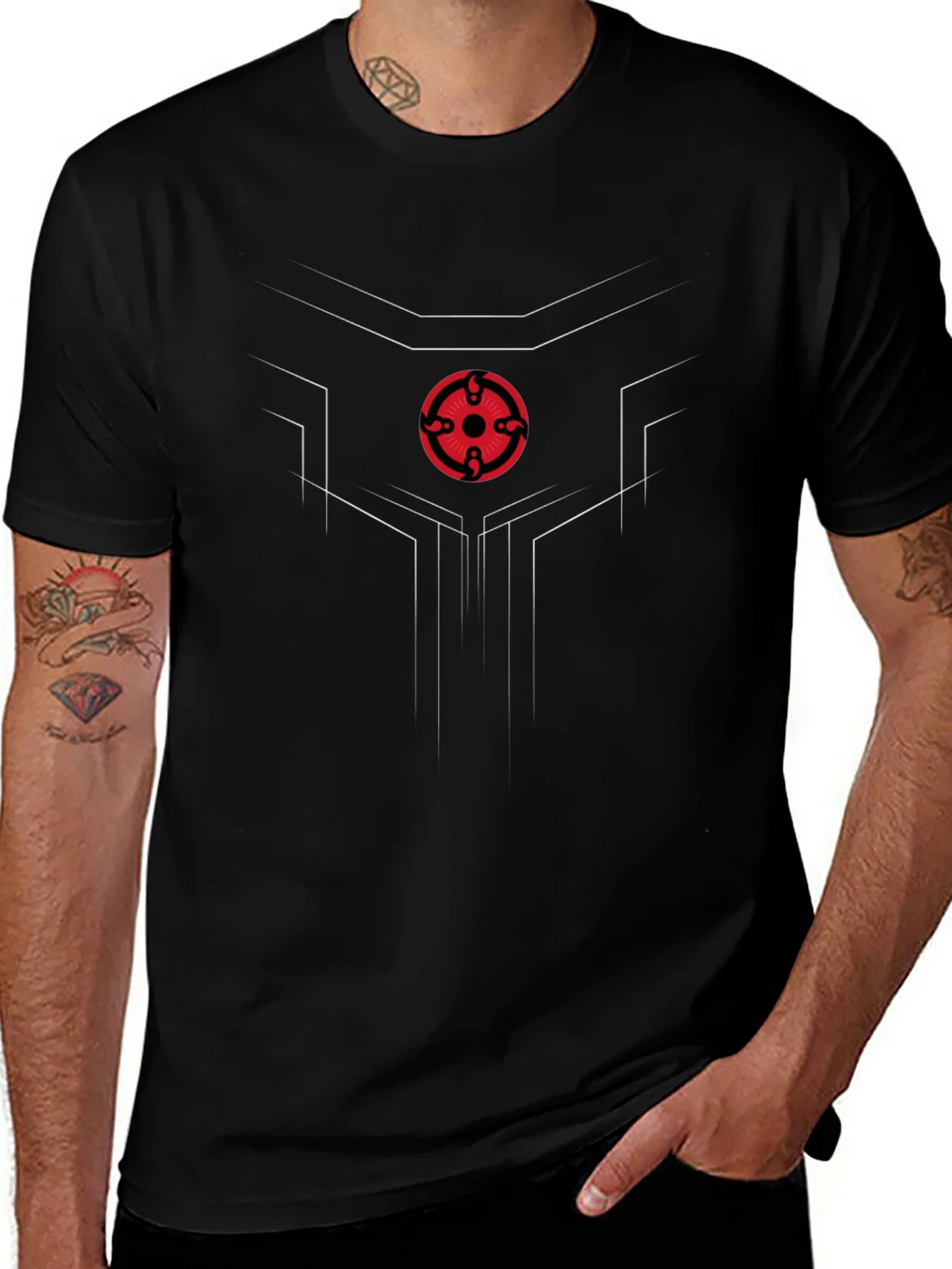 Anime Sharingan T-Shirt - Stylish Graphic Tee