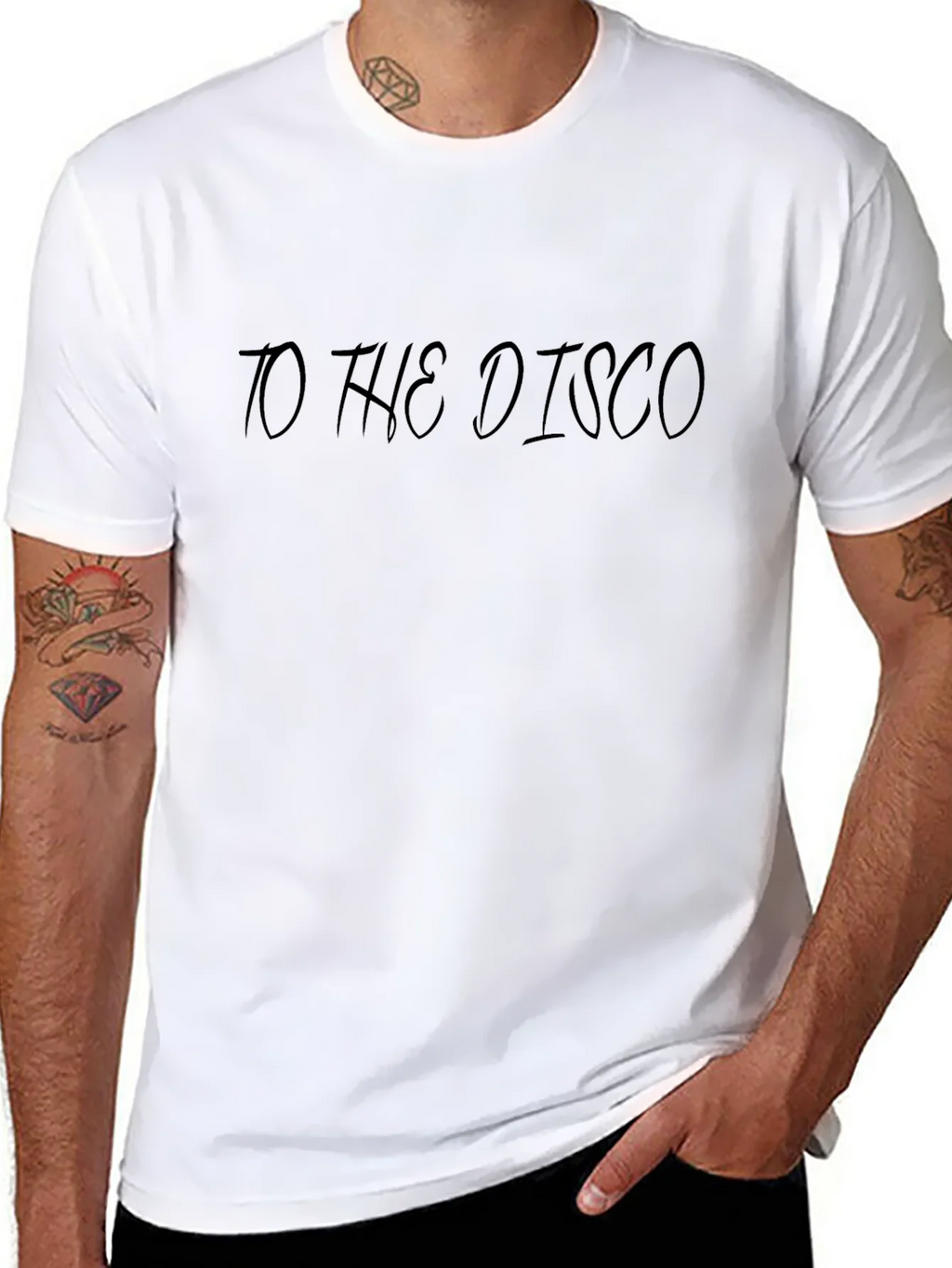To The Disco Graphic Tee - Mens Black T-Shirt