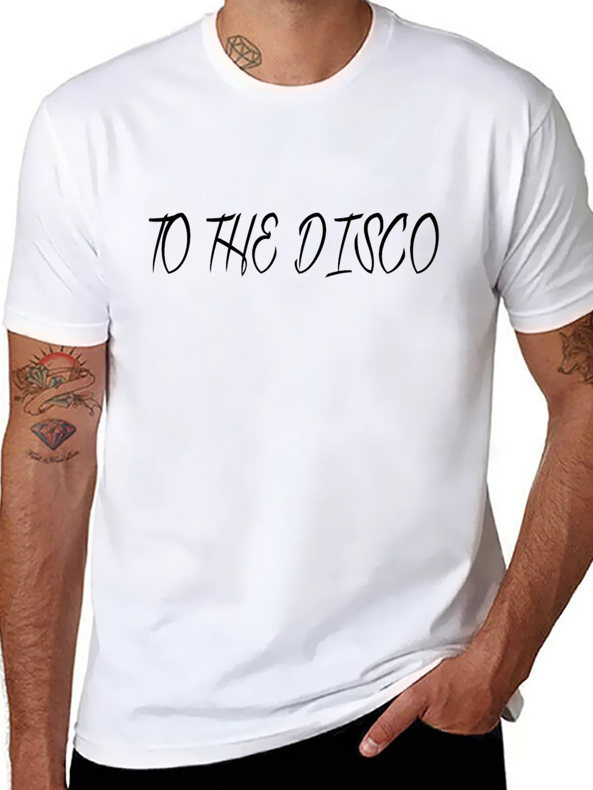 To The Disco Graphic Tee - Mens Black T-Shirt