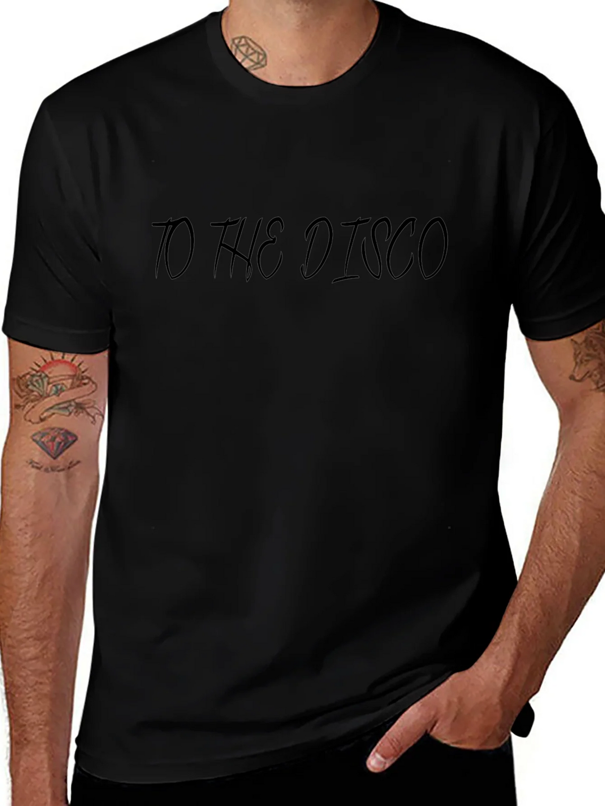 To The Disco Graphic Tee - Mens Black T-Shirt