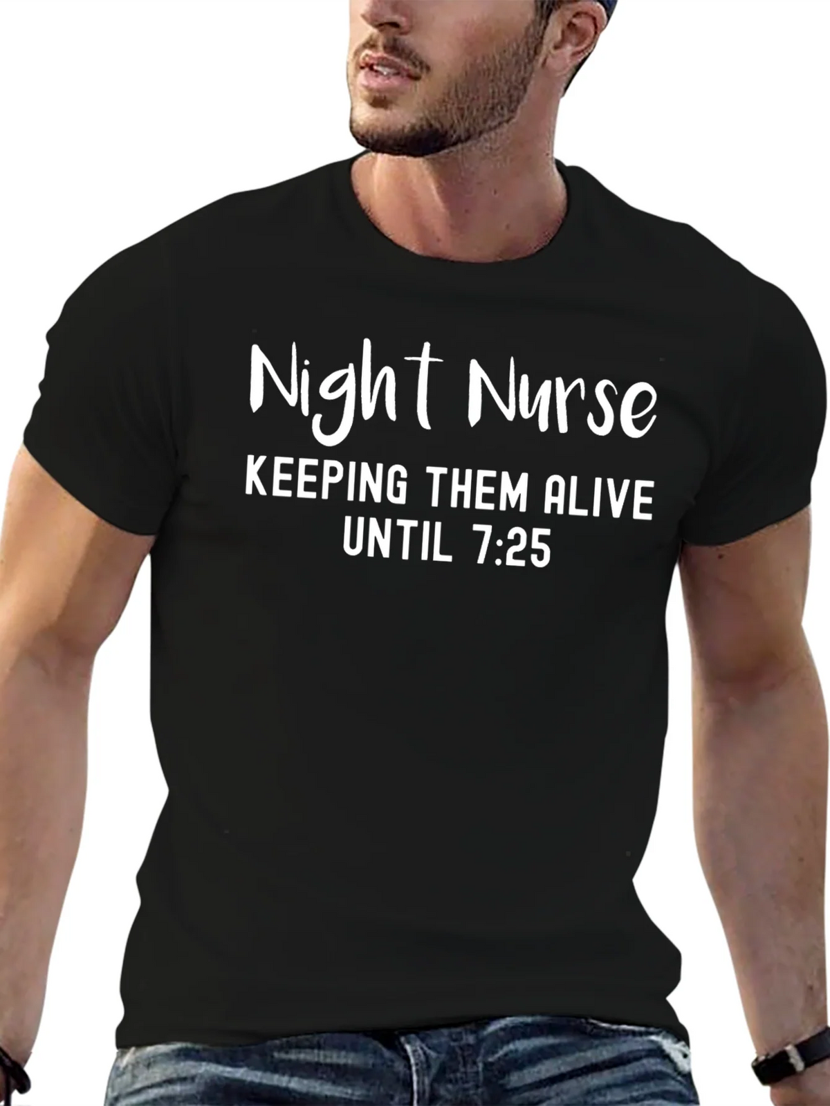 Night Nurse Tee - Keeping Them Alive Funny T-Shirt