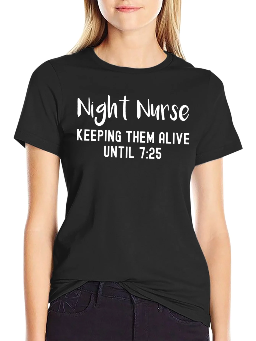 Night Nurse Tee - Keeping Them Alive Funny T-Shirt