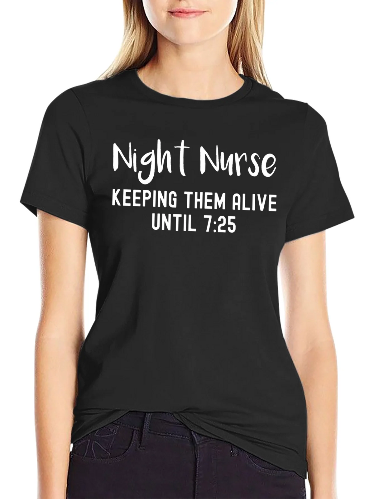 Night Nurse Tee - Keeping Them Alive Funny T-Shirt