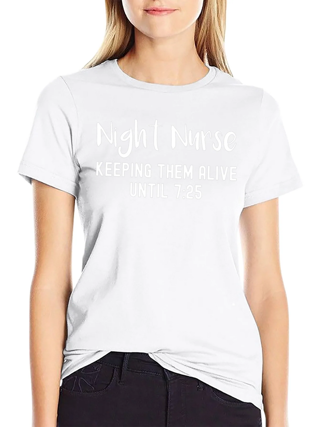Night Nurse Tee - Keeping Them Alive Funny T-Shirt