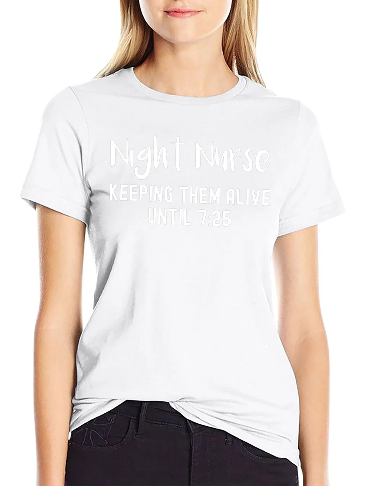 Night Nurse Tee - Keeping Them Alive Funny T-Shirt