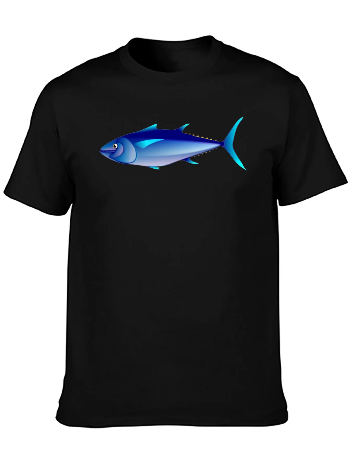 Tuna Graphic Black T-Shirt