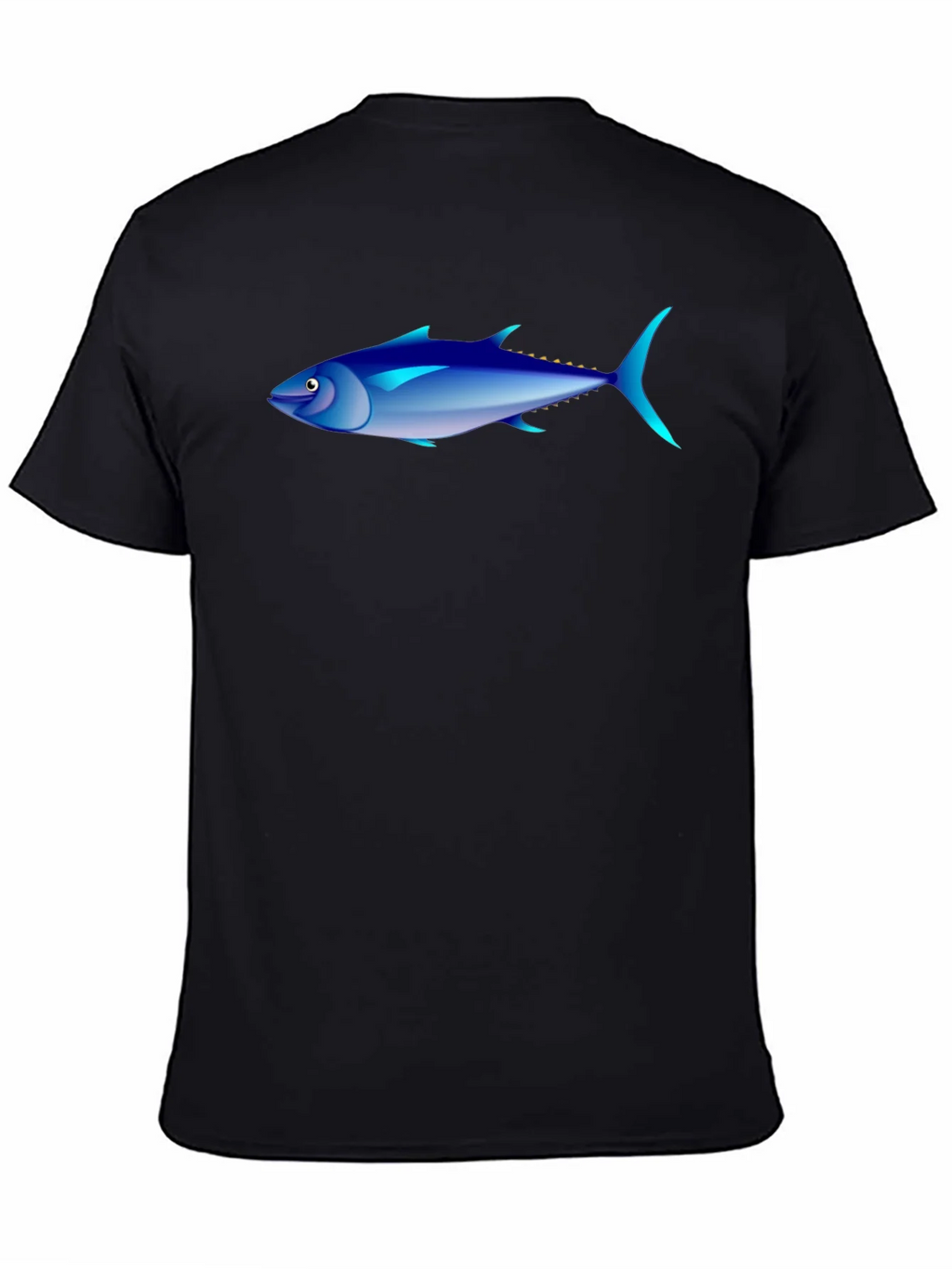 Tuna Graphic Black T-Shirt
