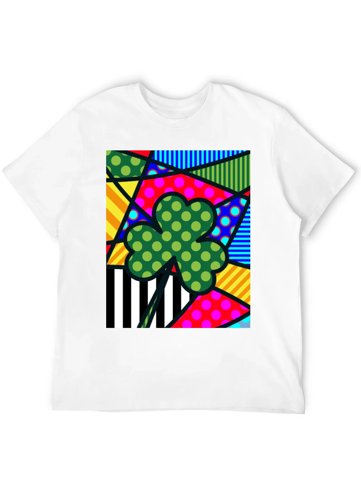 Funky Shamrock T-Shirt - St. Patricks Day Style