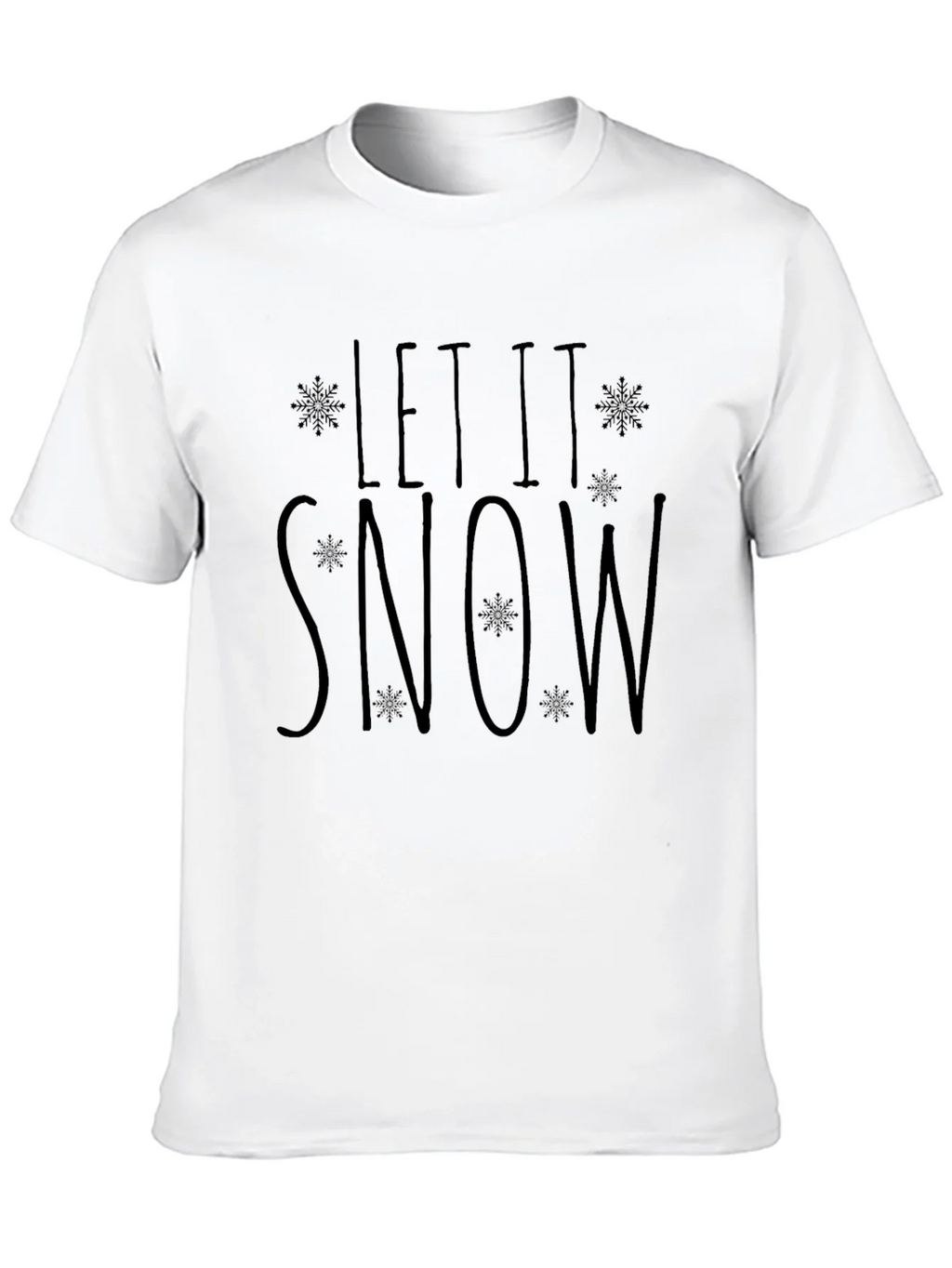 Let It Snow Graphic Tee - Winter Holiday Shirt