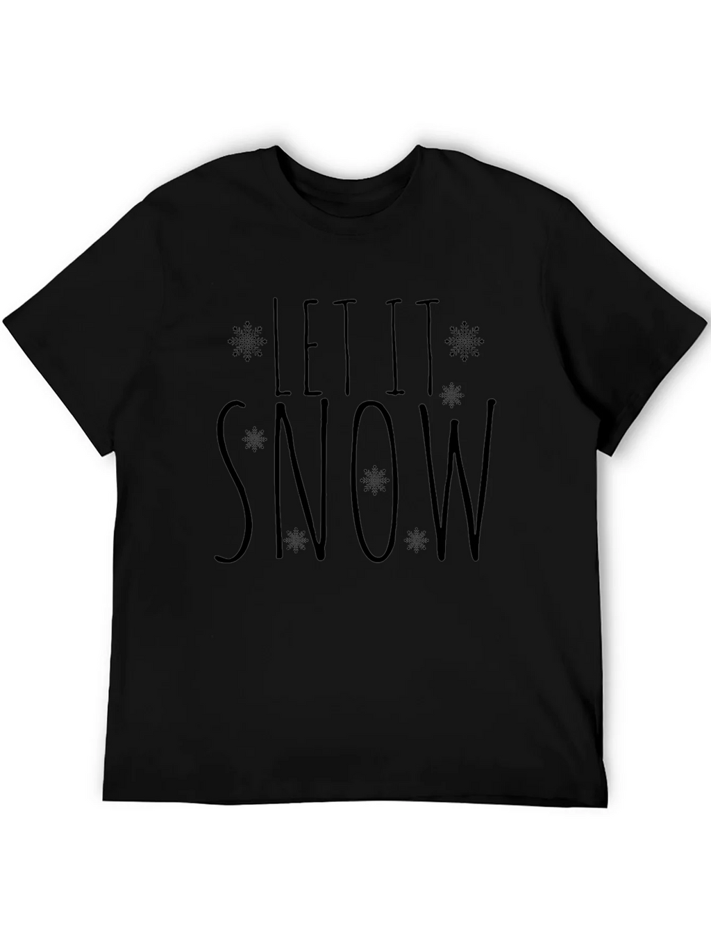 Let It Snow Graphic Tee - Winter Holiday Shirt