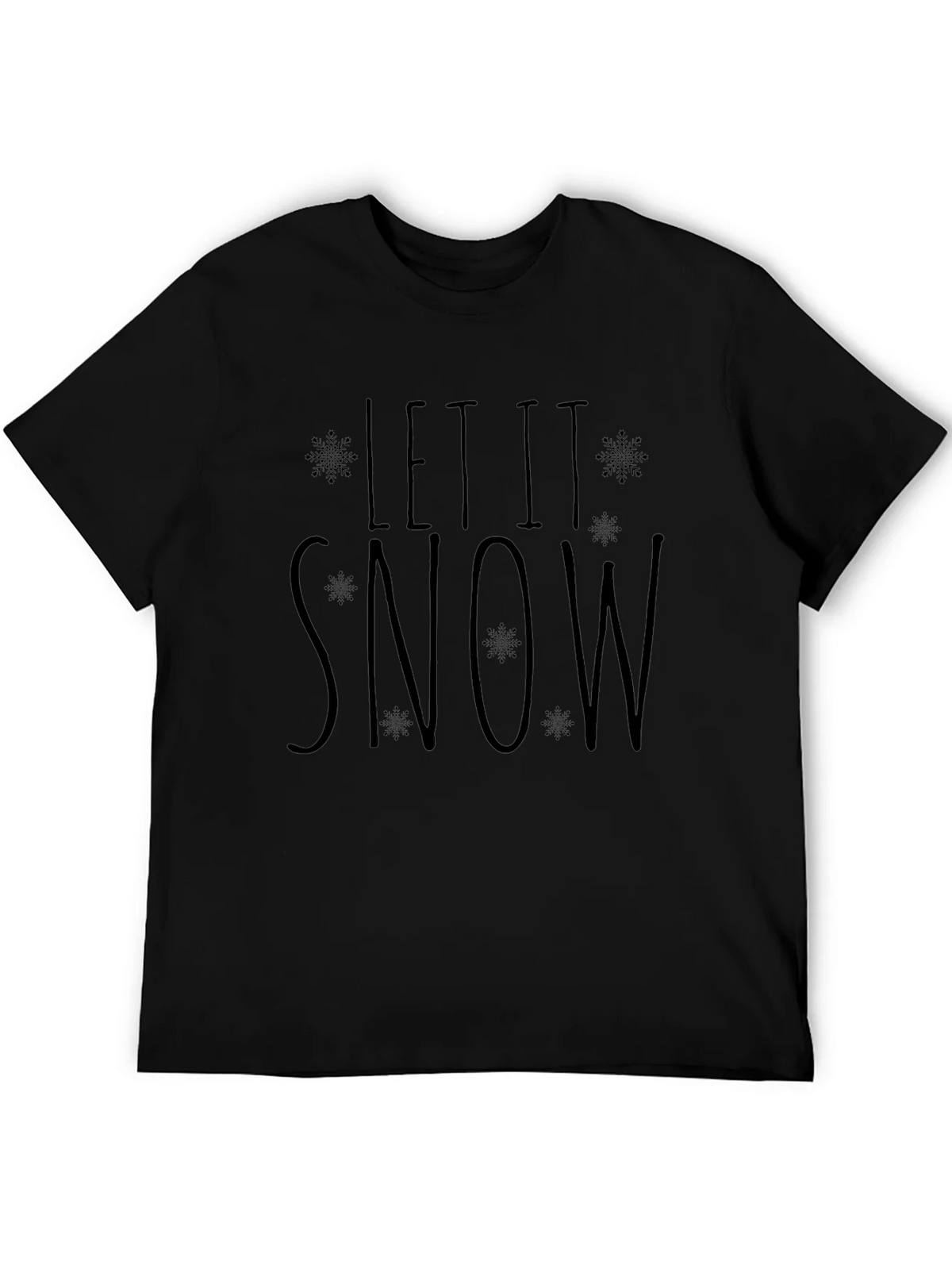 Let It Snow Graphic Tee - Winter Holiday Shirt