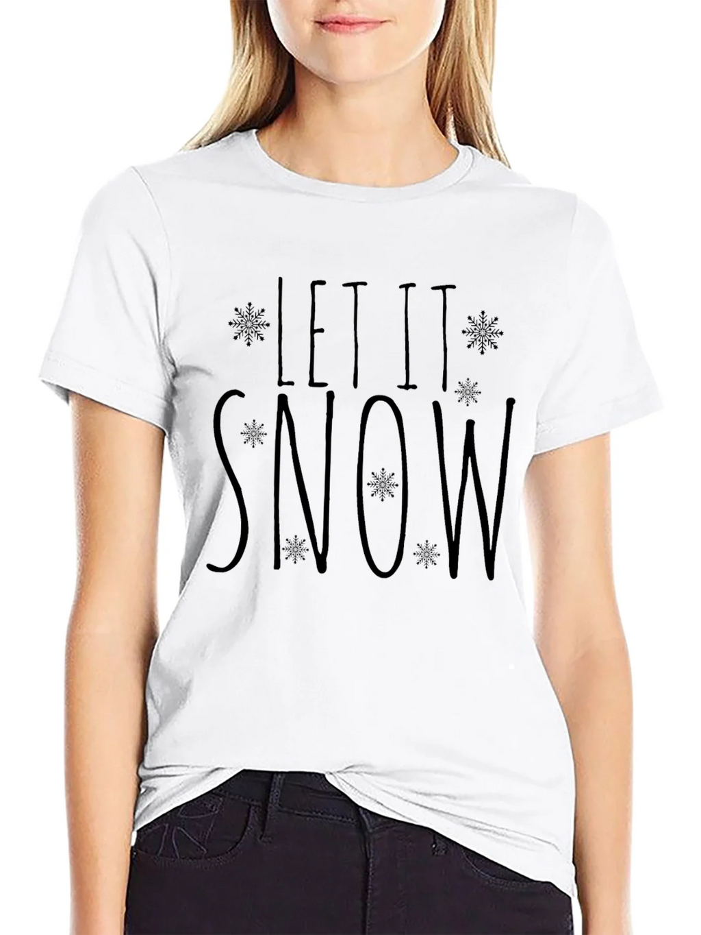 Let It Snow Graphic Tee - Winter Holiday Shirt