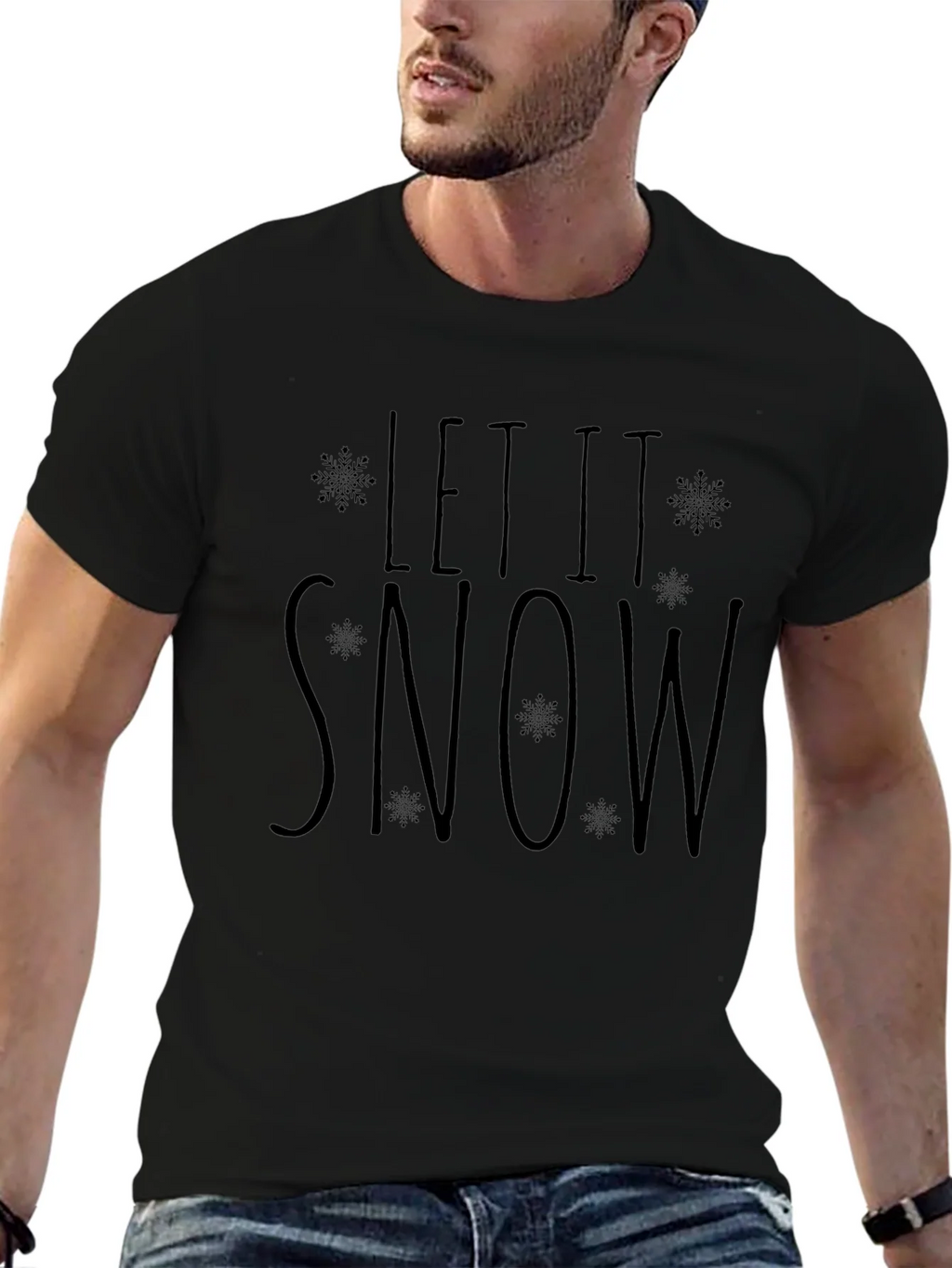 Let It Snow Graphic Tee - Winter Holiday Shirt