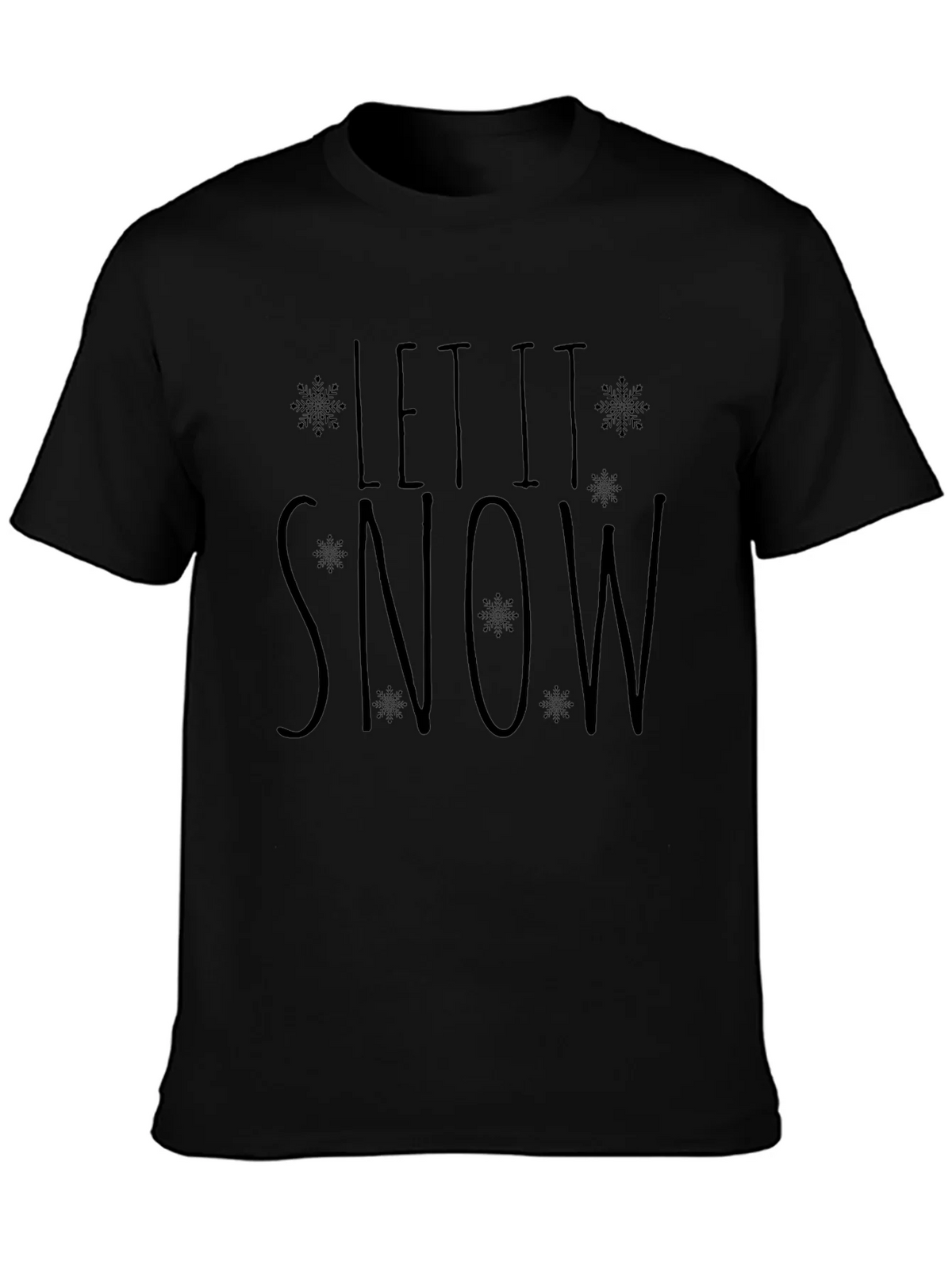 Let It Snow Graphic Tee - Winter Holiday Shirt