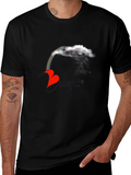 Believe It! Rainbow Cloud Heart Graphic T-Shirt