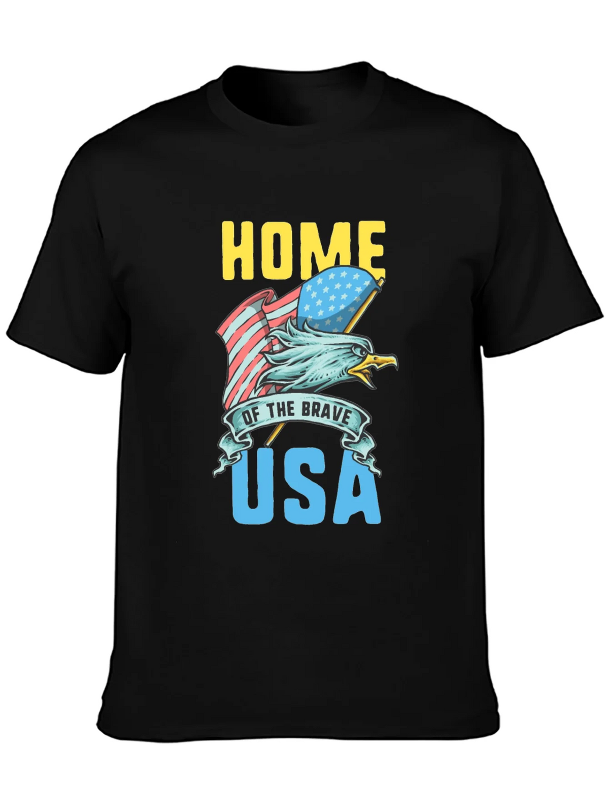 Home of the Brave USA Eagle Graphic Tee