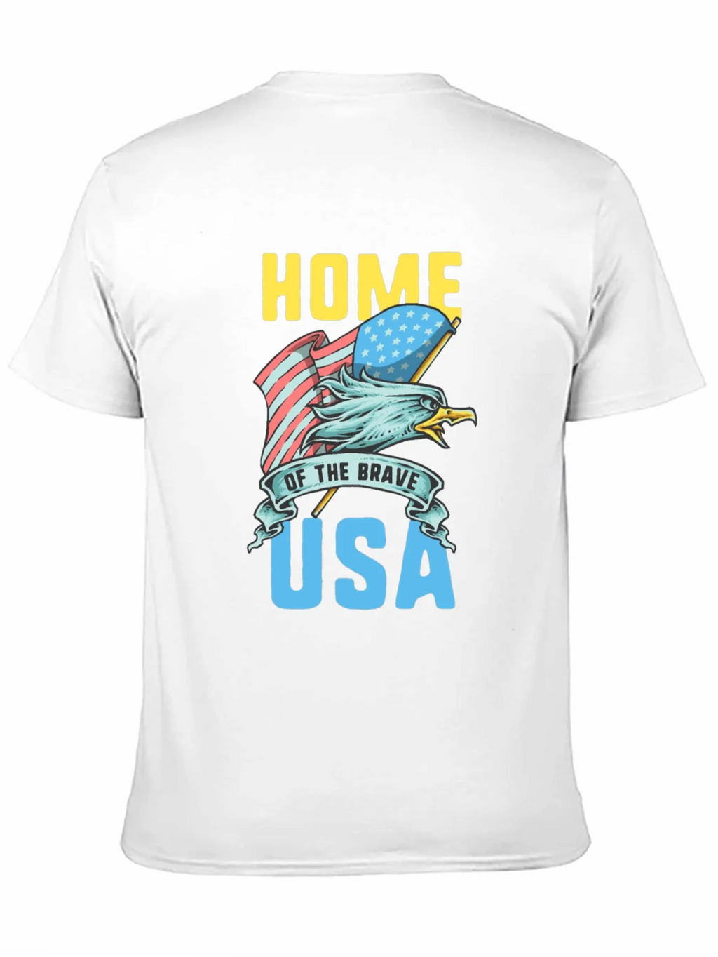 Home of the Brave USA Eagle Graphic Tee