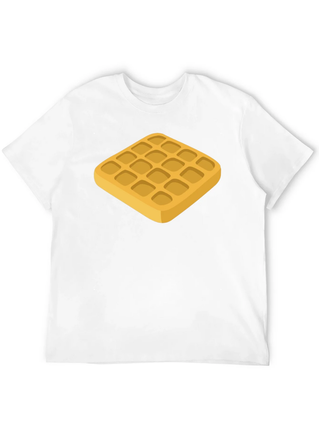 Waffle Graphic T-Shirt - Foodie Style