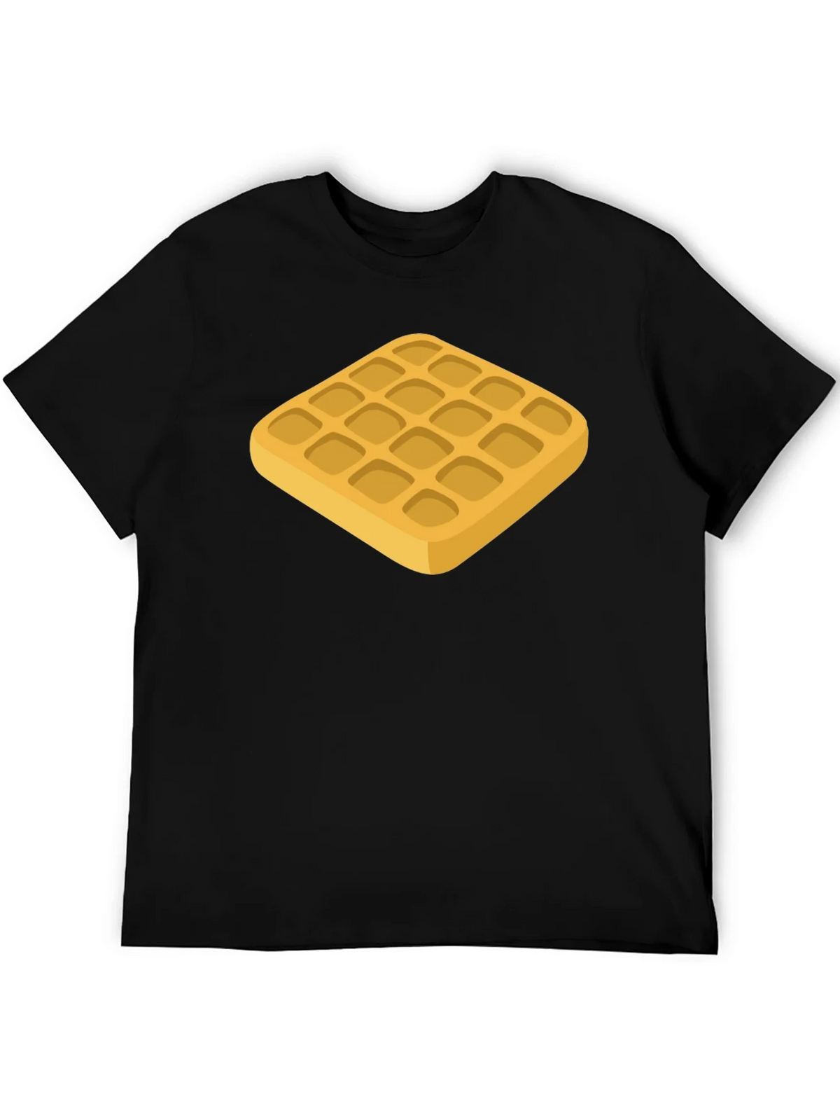 Waffle Graphic T-Shirt - Foodie Style