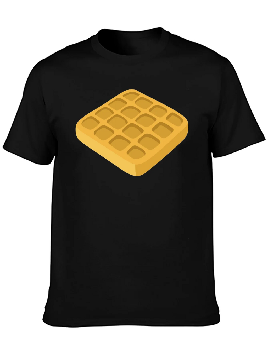 Waffle Graphic T-Shirt - Foodie Style
