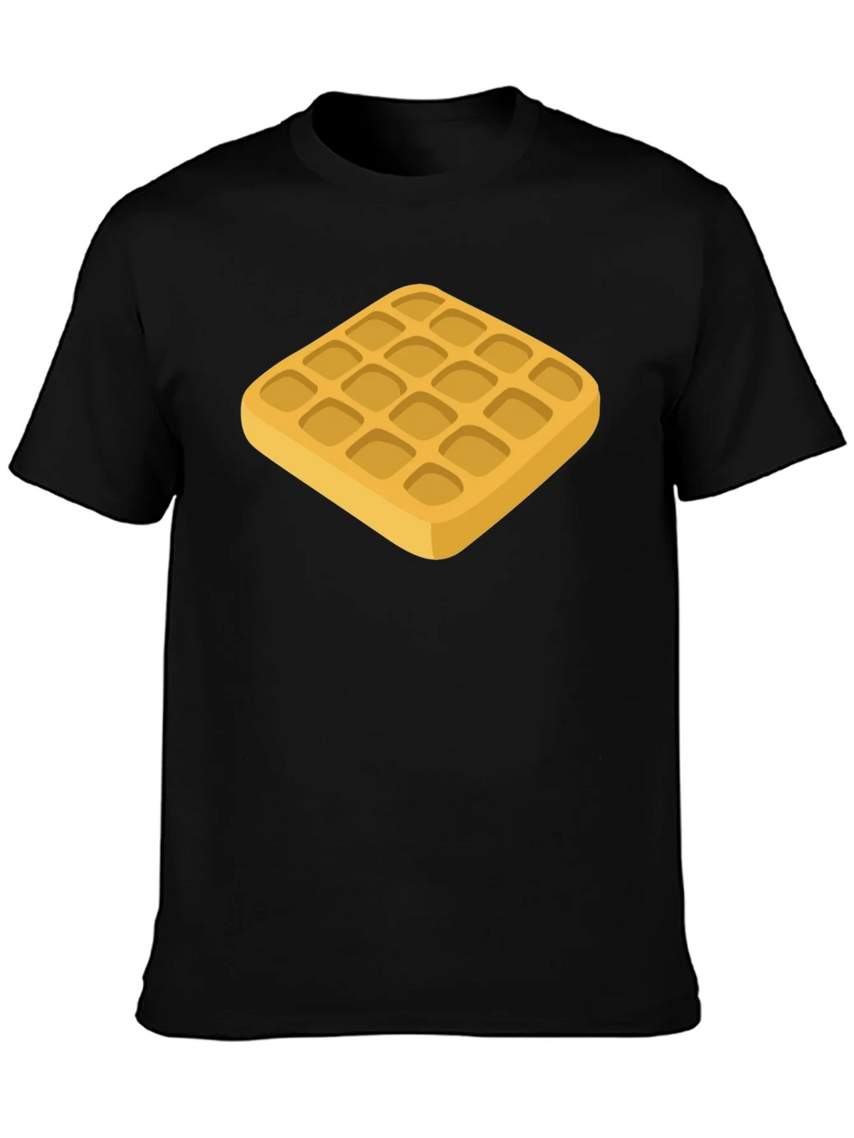 Waffle Graphic T-Shirt - Foodie Style