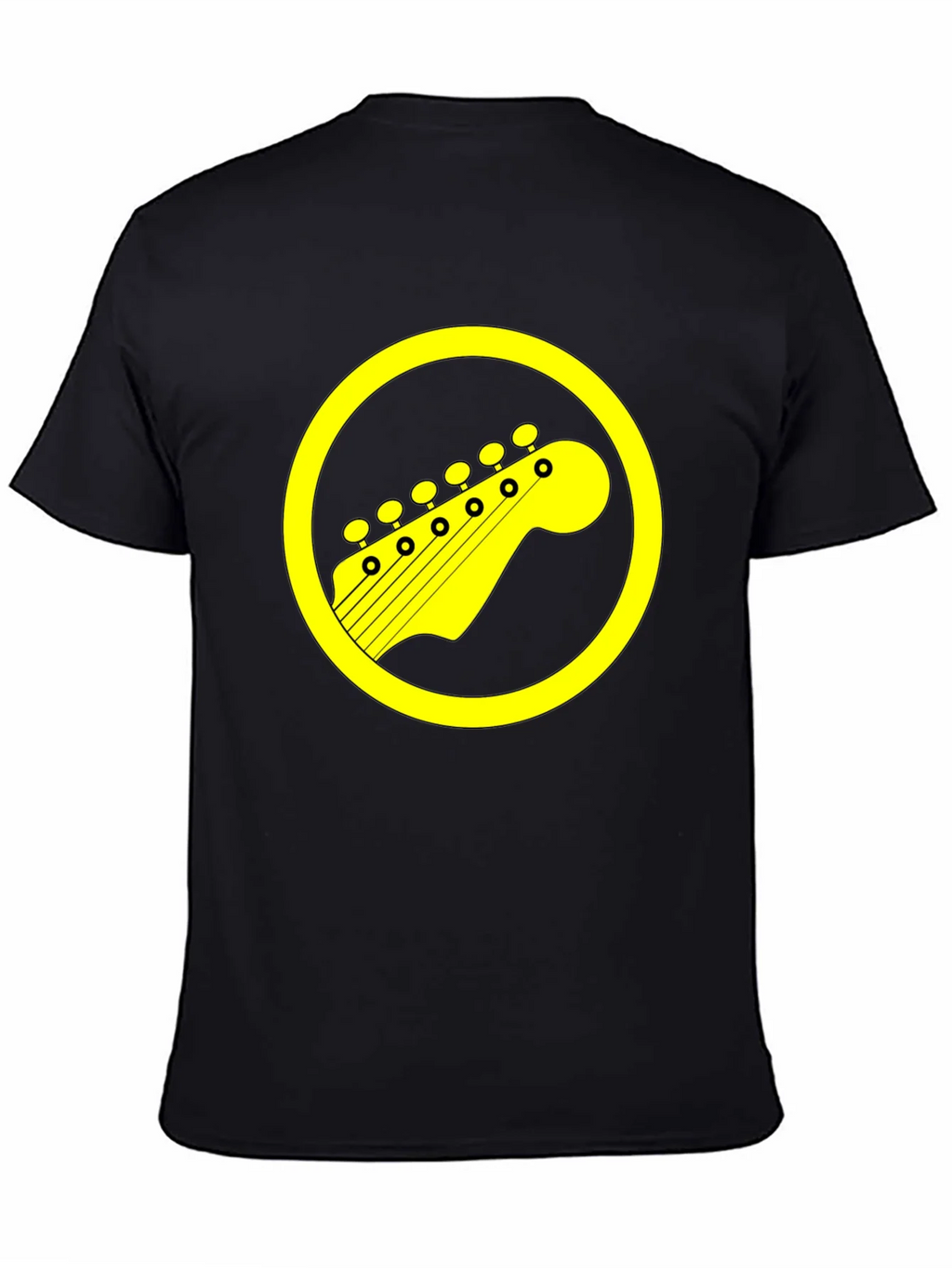 Guitar Headstock Graphic Tee - Rock On!