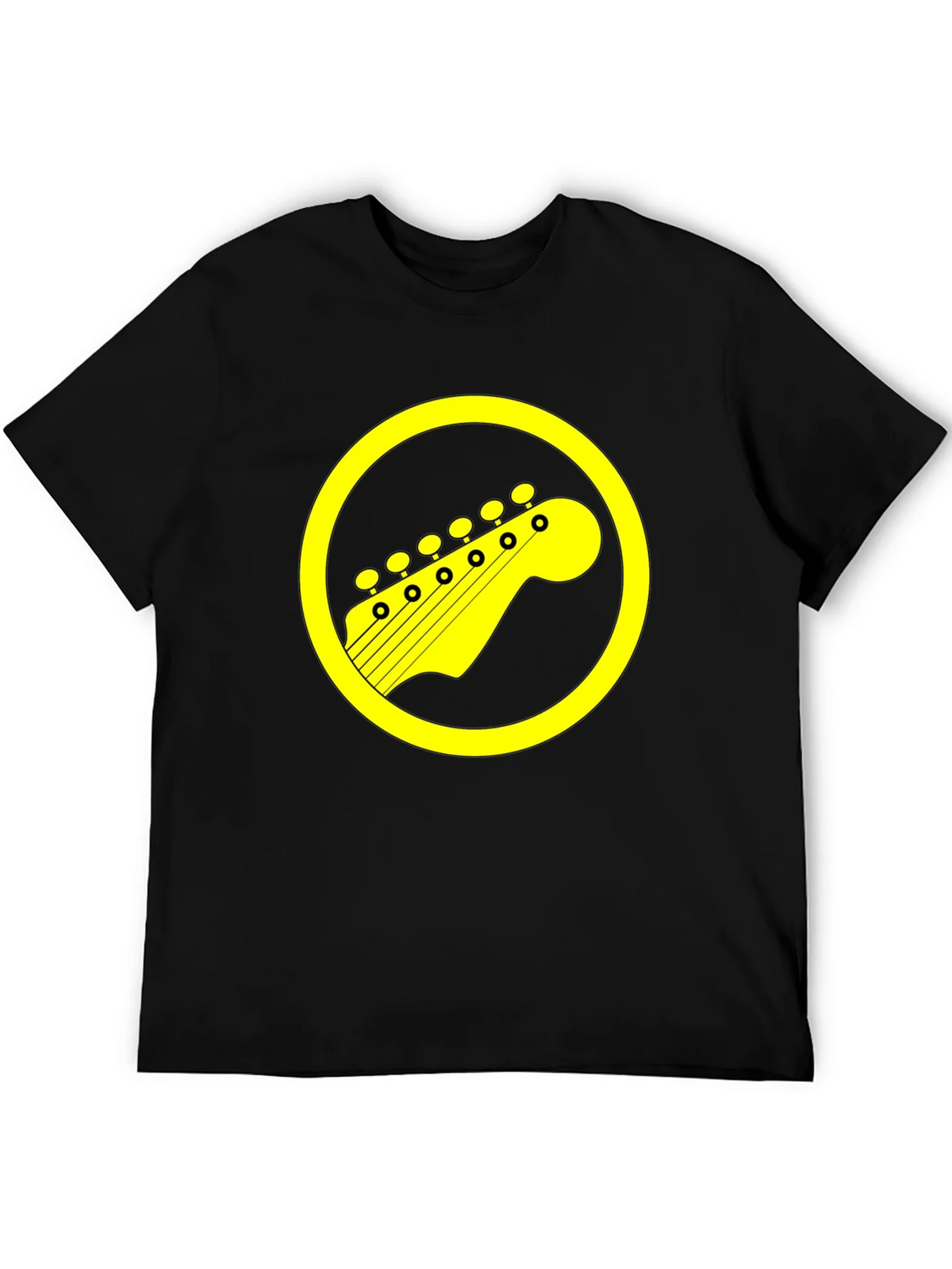 Guitar Headstock Graphic Tee - Rock On!