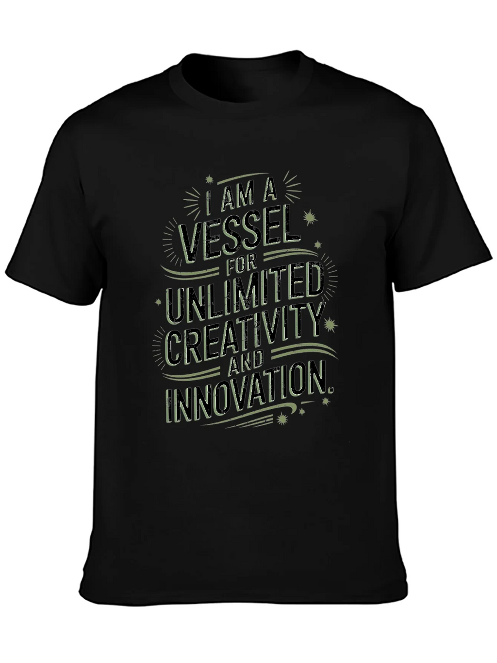 Inspirational Graphic Tee - Vessel for Creativity