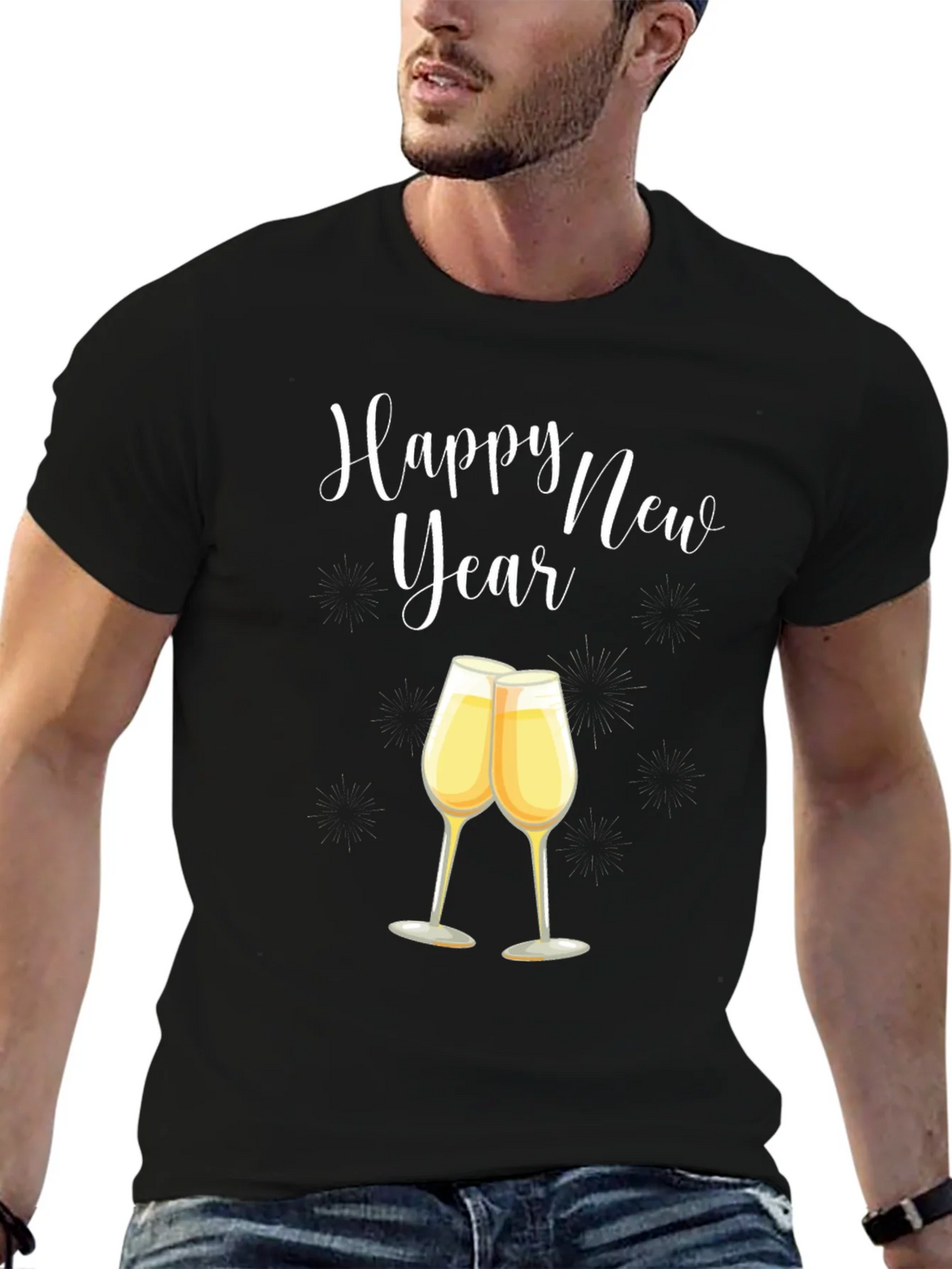Happy New Year Toast T-Shirt