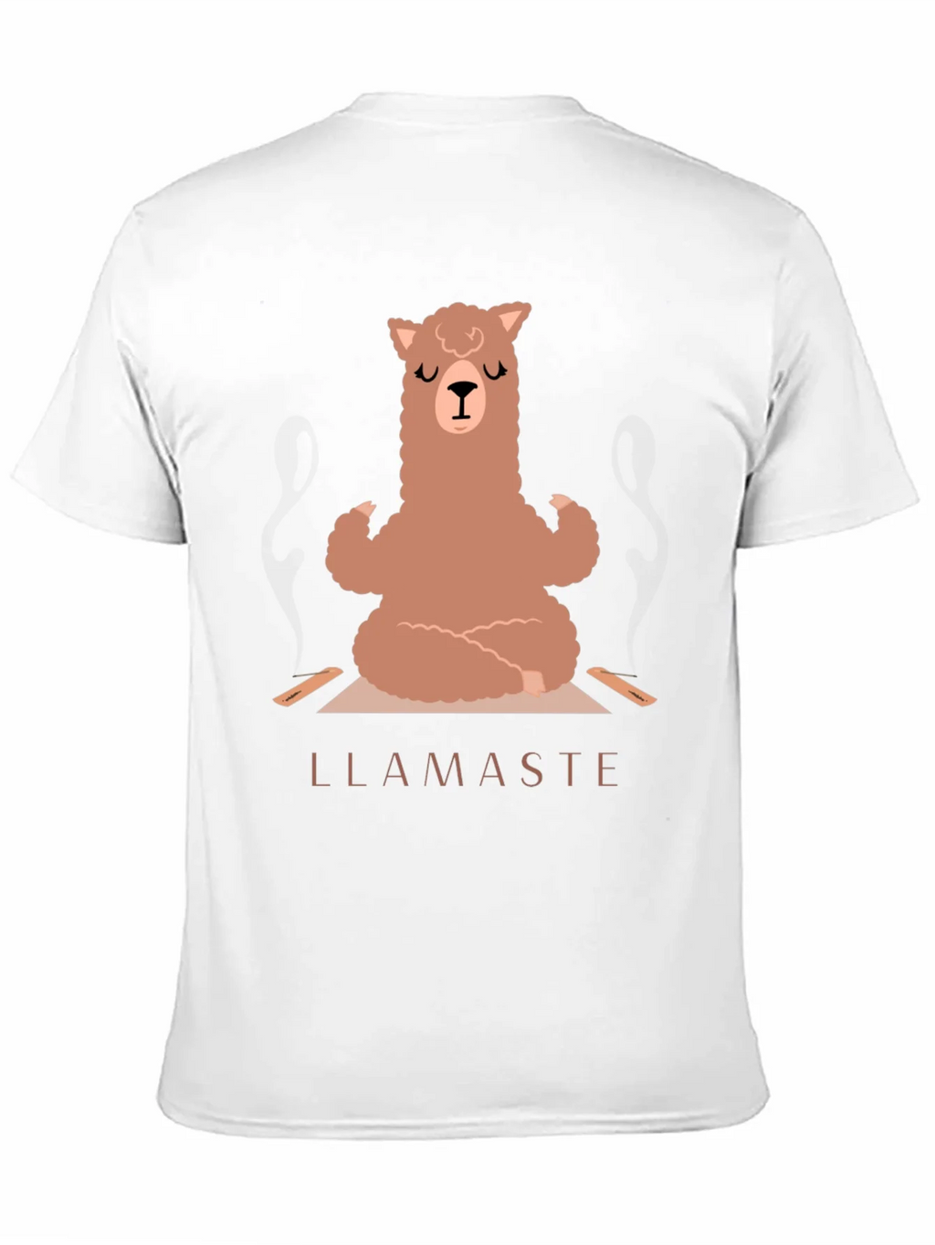 Llamaste Yoga T-Shirt - Meditating Llama Tee