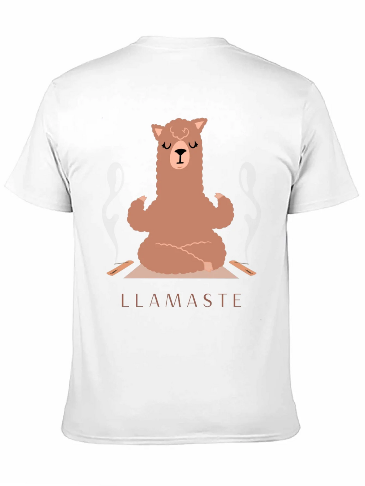 Llamaste Yoga T-Shirt - Meditating Llama Tee