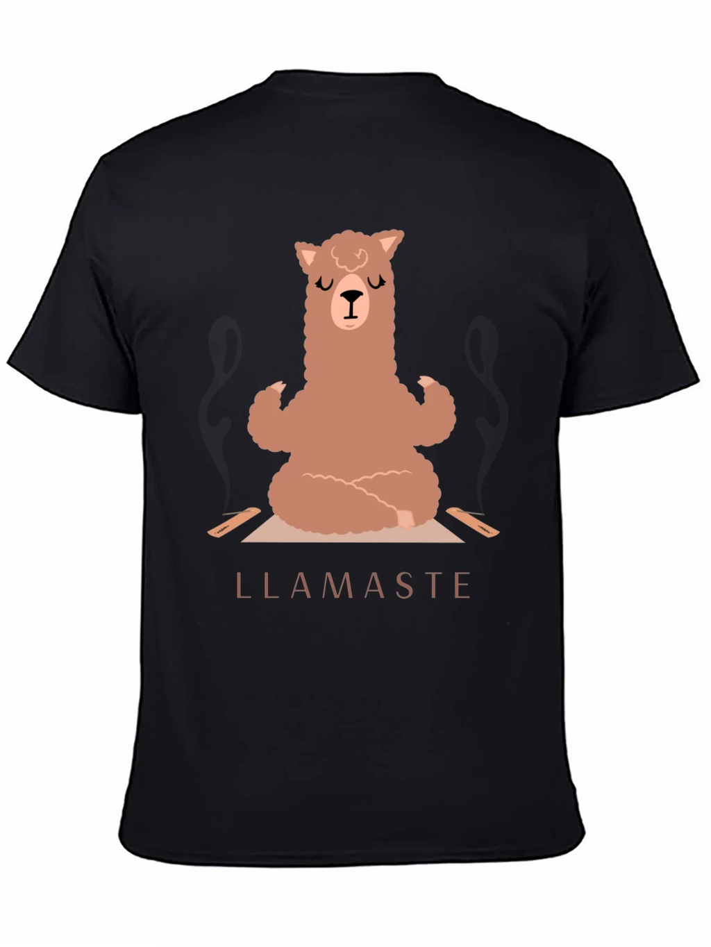 Llamaste Yoga T-Shirt - Meditating Llama Tee