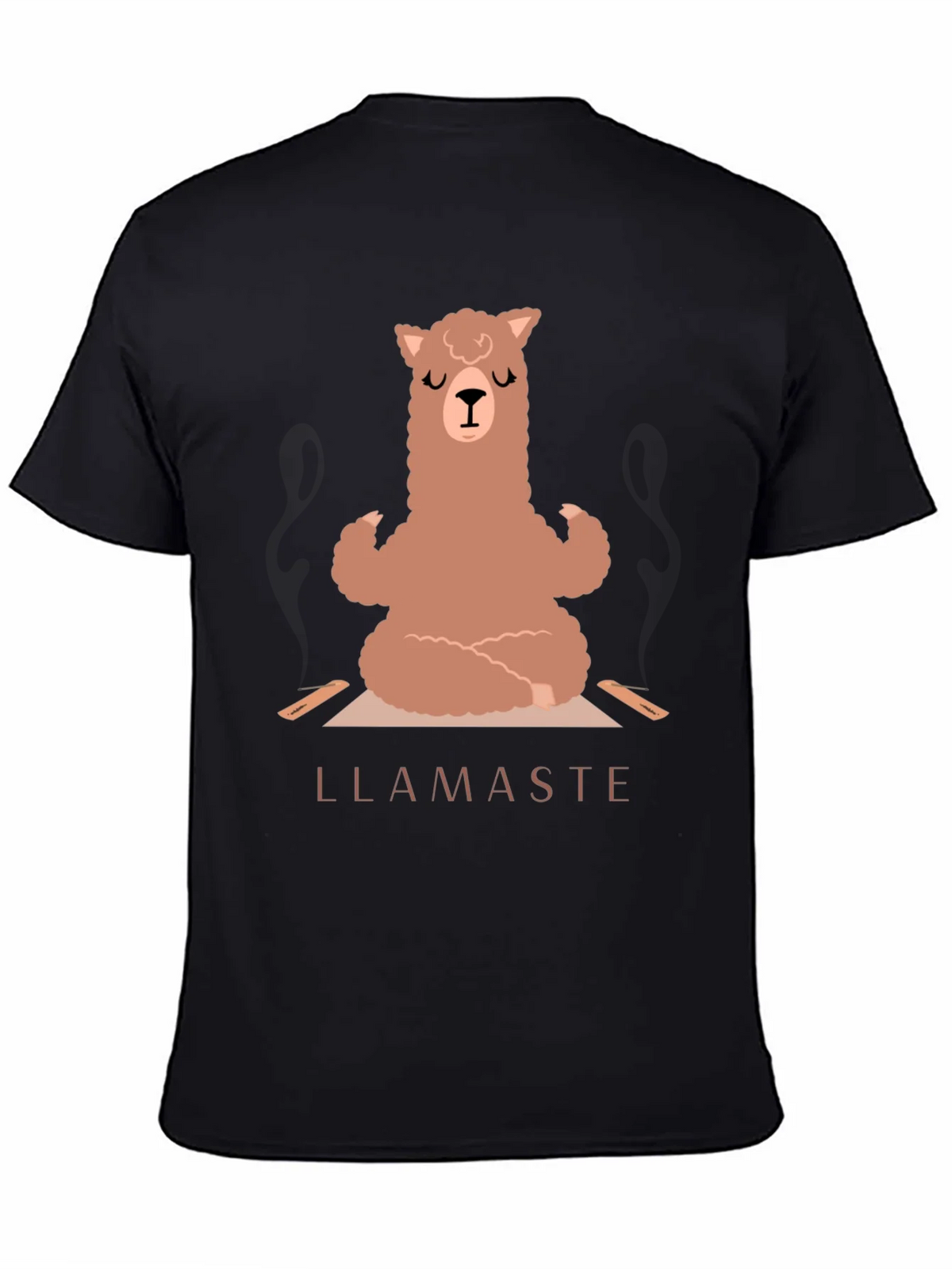 Llamaste Yoga T-Shirt - Meditating Llama Tee