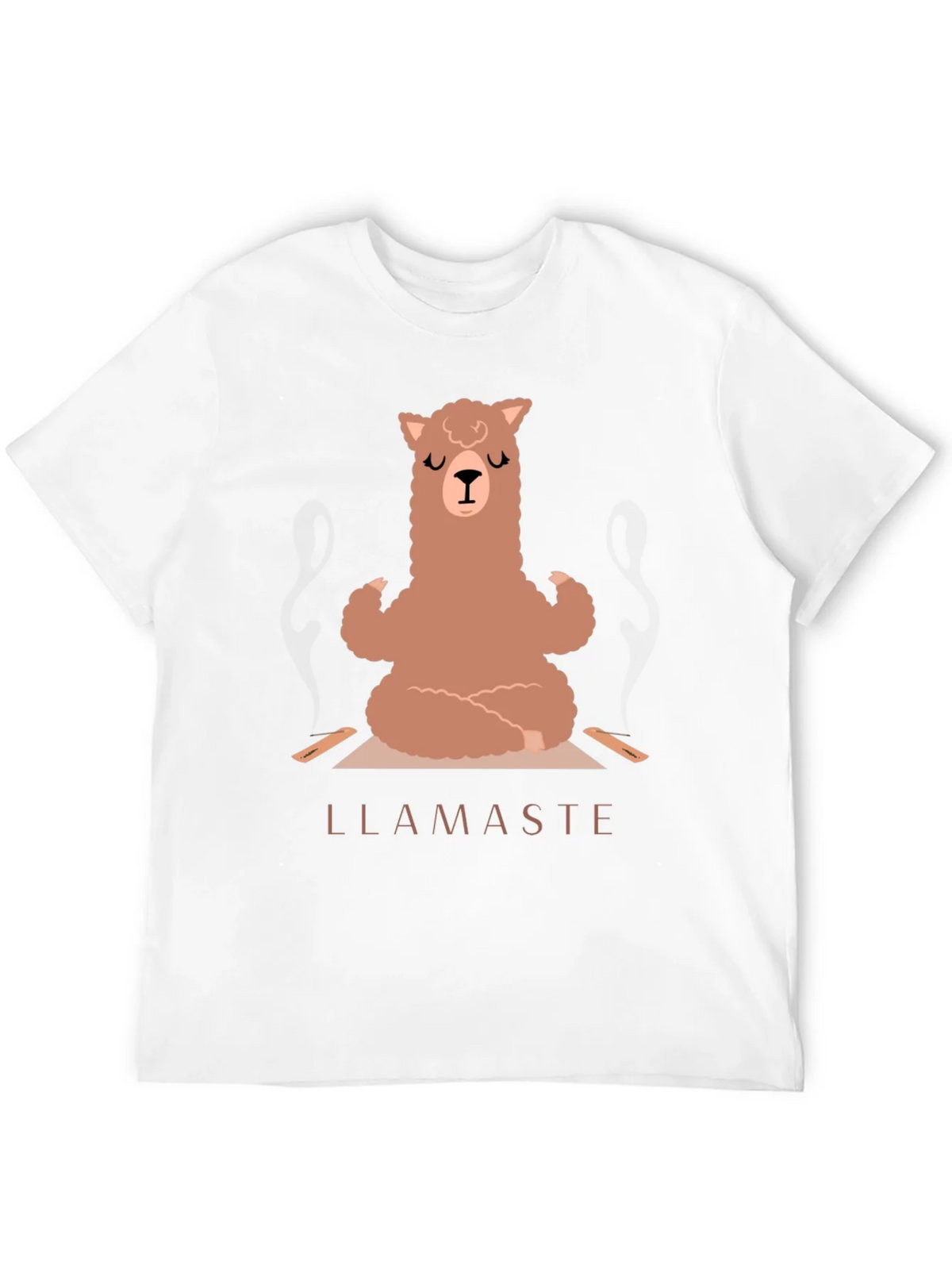 Llamaste Yoga T-Shirt - Meditating Llama Tee