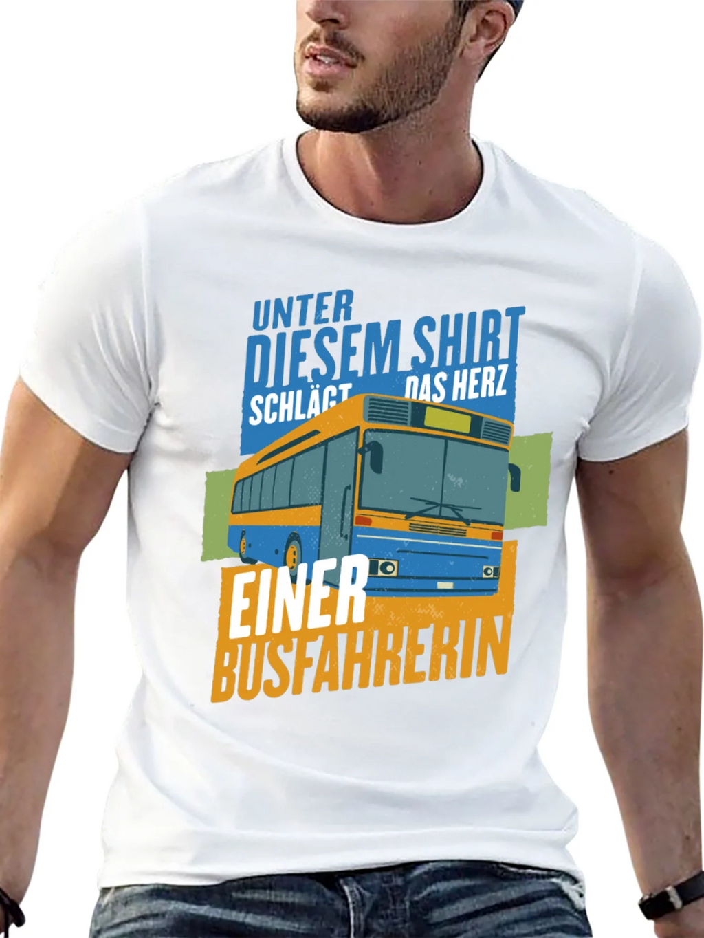 Bus Driver Heartbeat Graphic Tee - Unisex