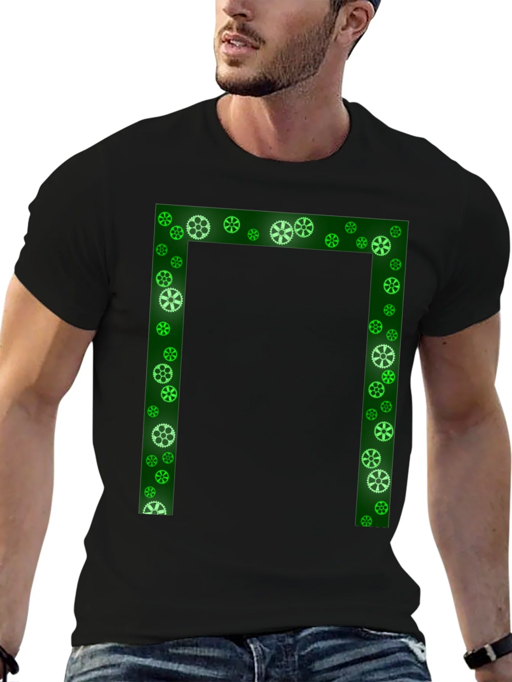 Gear Frame Tee - Cool Graphic T-Shirt