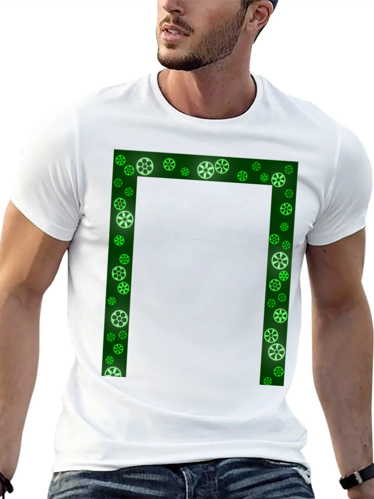 Gear Frame Tee - Cool Graphic T-Shirt
