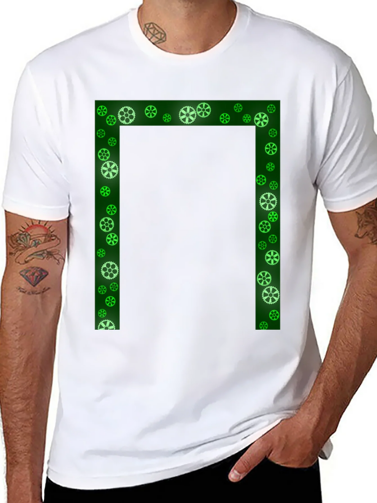 Gear Frame Tee - Cool Graphic T-Shirt