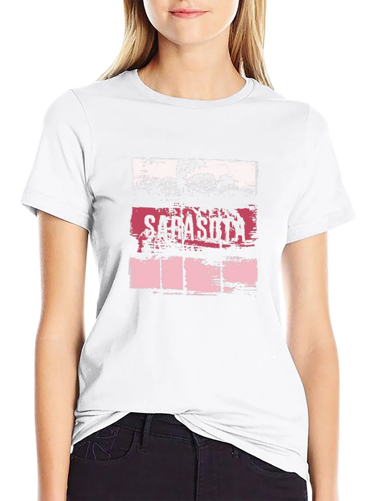 Sarasota Palm Tree Graphic T-Shirt