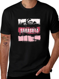 Sarasota Palm Tree Graphic T-Shirt