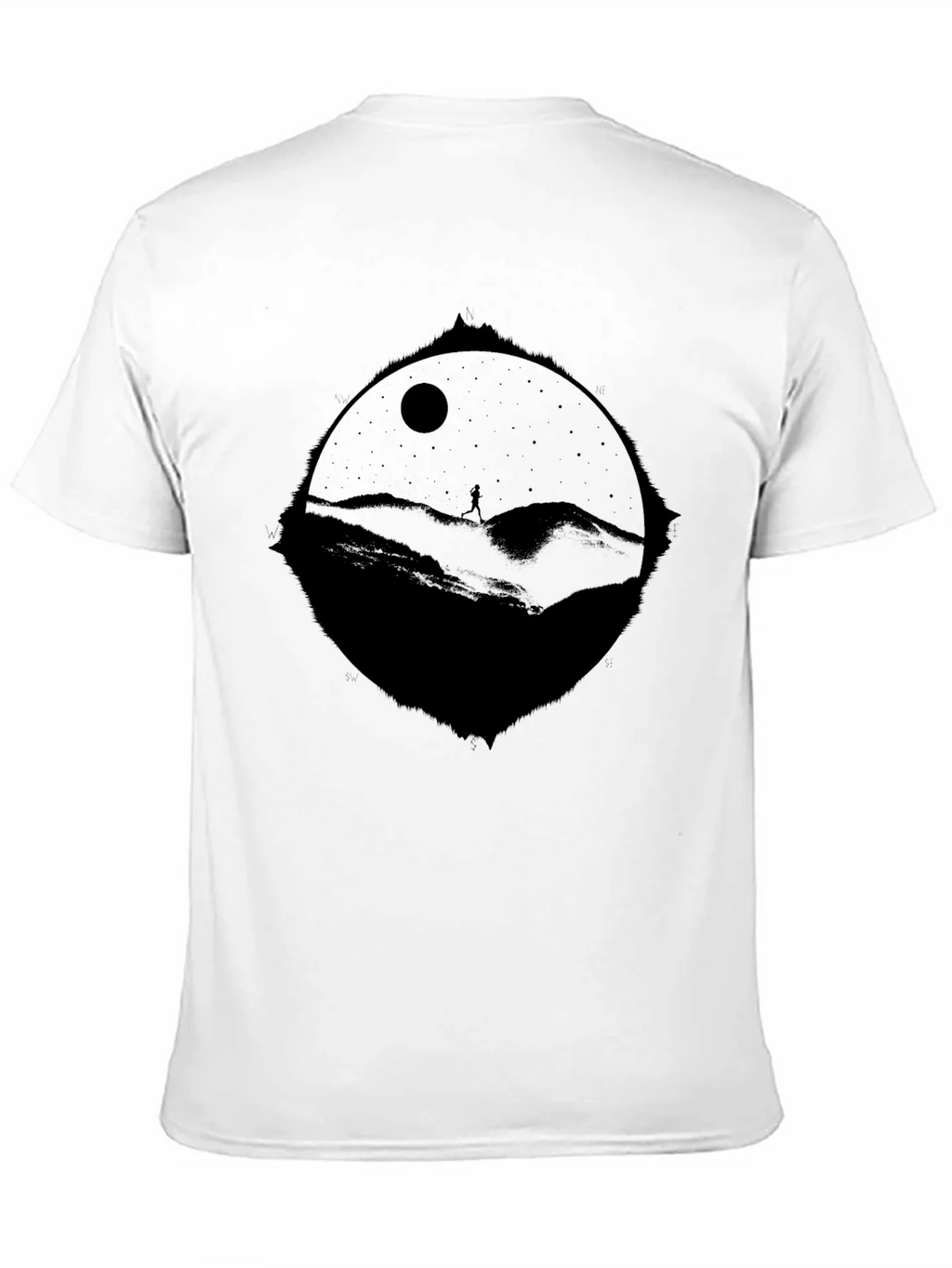 Nightscape Graphic T-Shirt - Black