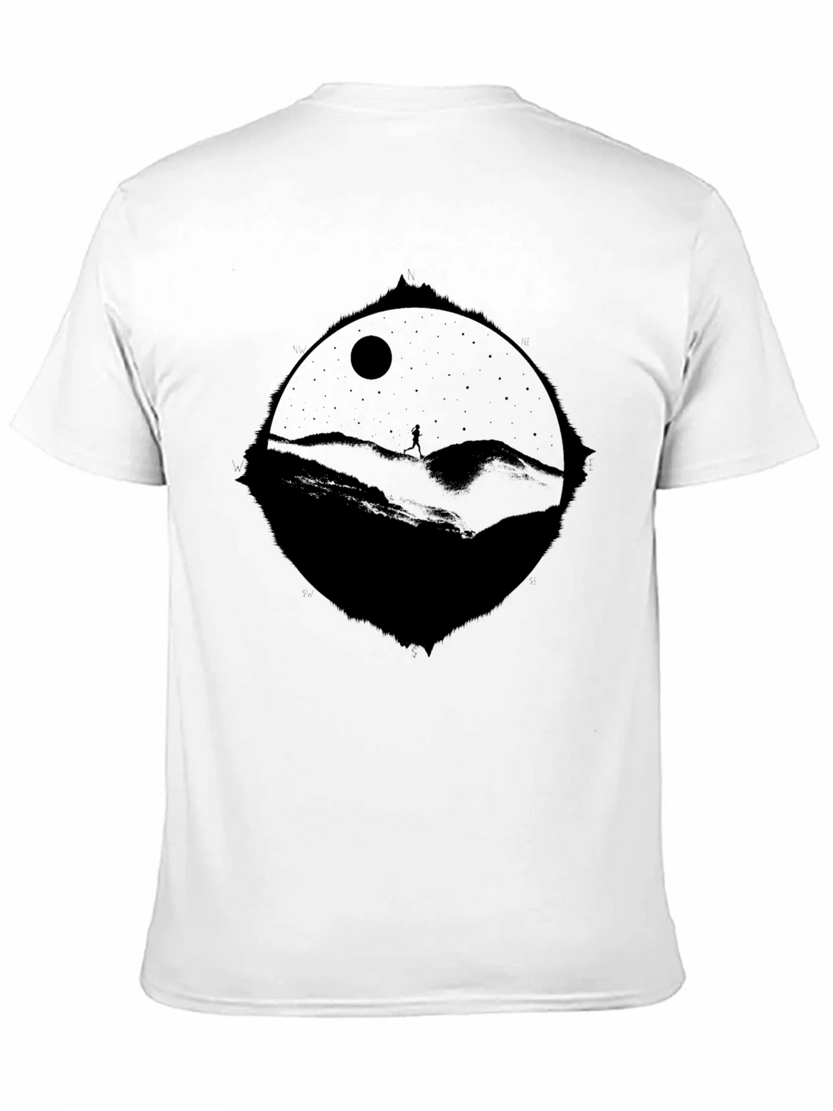 Nightscape Graphic T-Shirt - Black