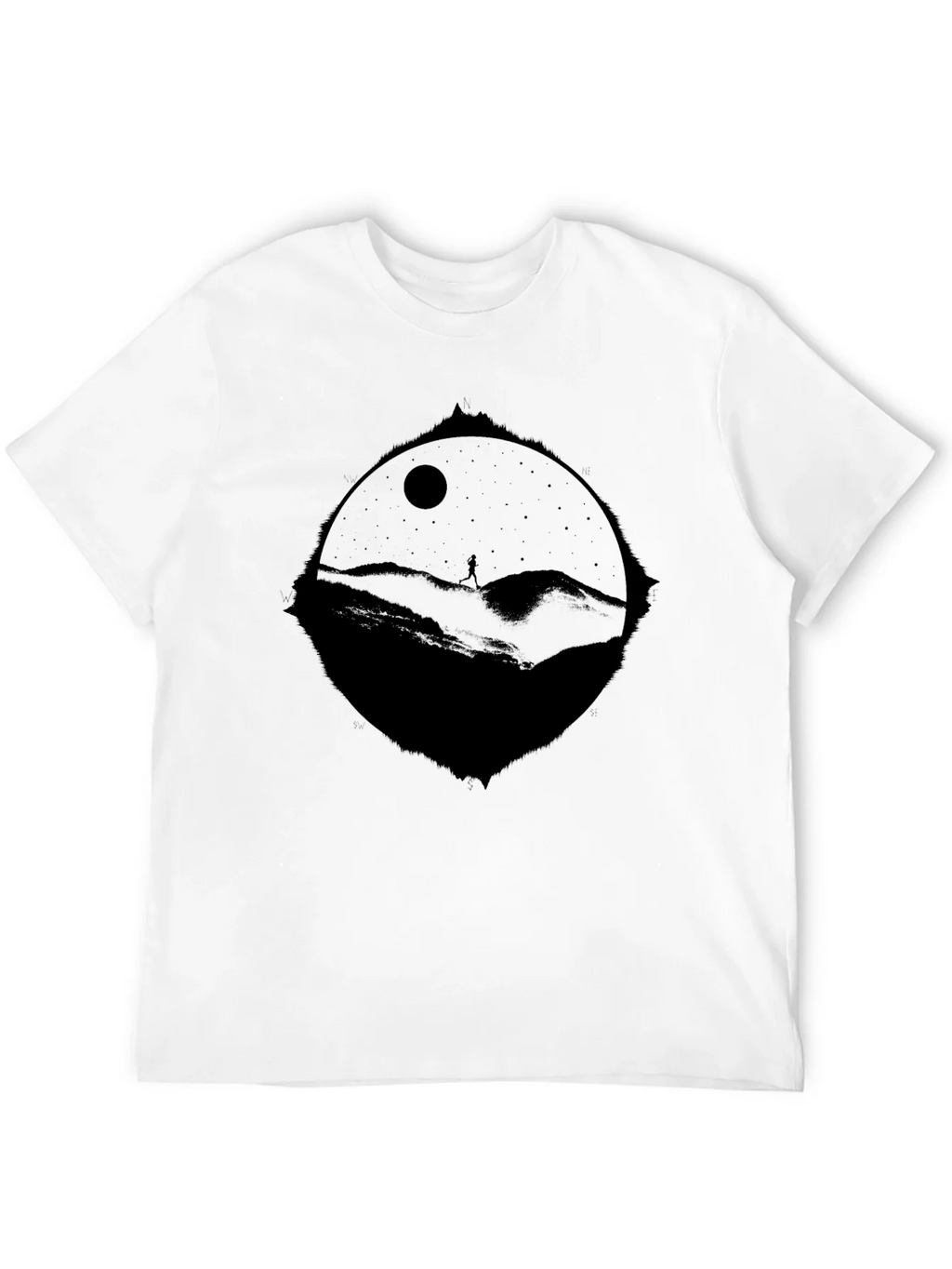 Nightscape Graphic T-Shirt - Black