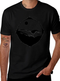Nightscape Graphic T-Shirt - Black