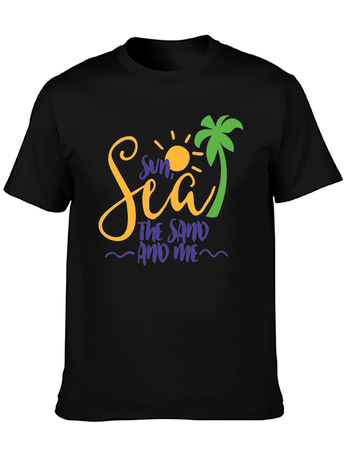 Sun Sea Sand Graphic Tee - Beach Vacation Shirt
