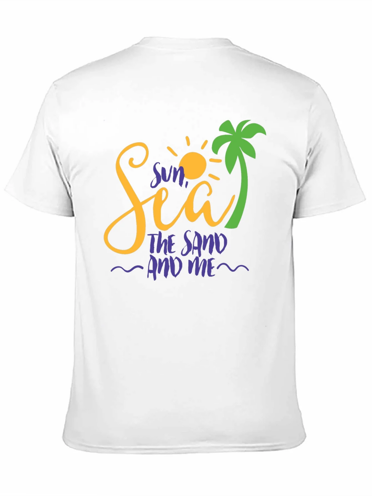 Sun Sea Sand Graphic Tee - Beach Vacation Shirt