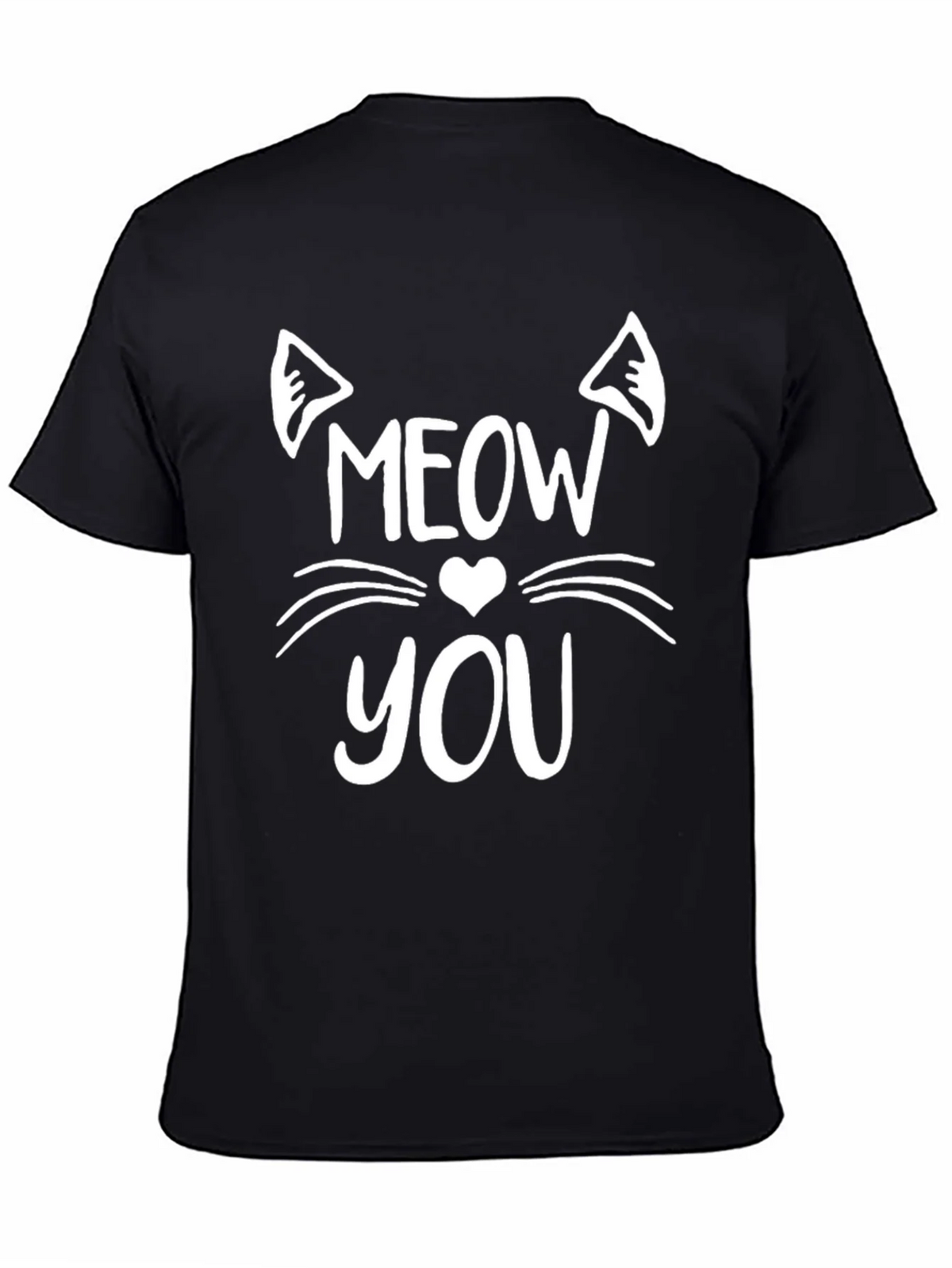 Meow You Graphic Tee - Trendy Cat Lover Shirt