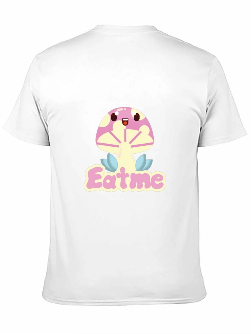 Eat Me Mushroom Graphic Tee - Black