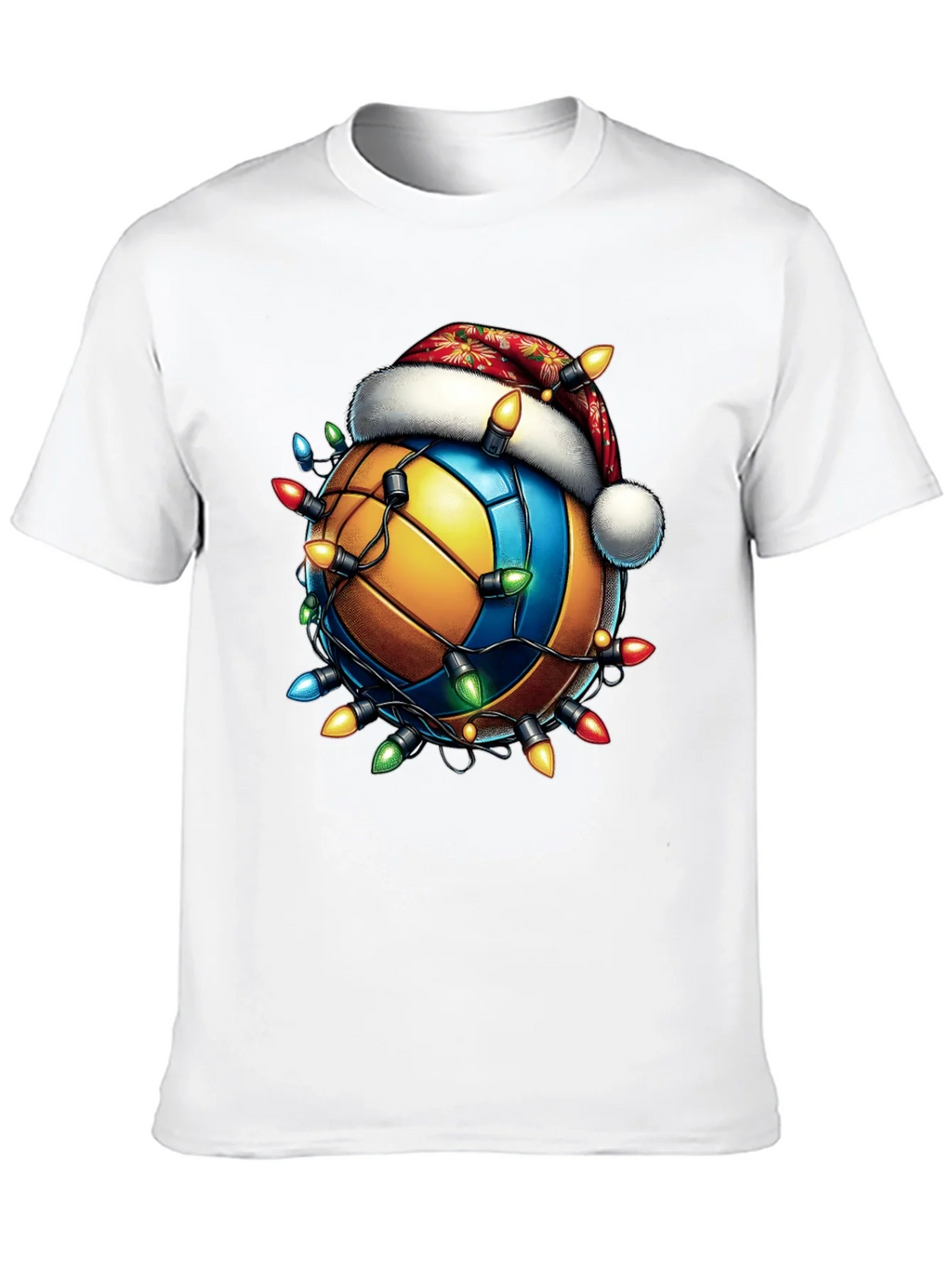 Festive Volleyball Christmas T-Shirt