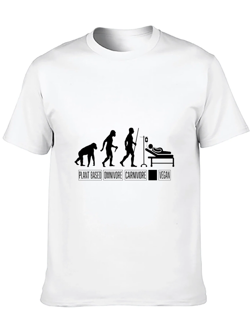 Vegan Evolution Black T-Shirt